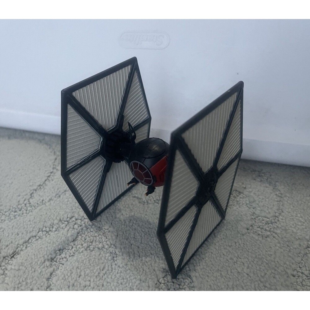 Disney Store Star Wars 4” Force Awakens First Order Black TIE Fighter Die Cast